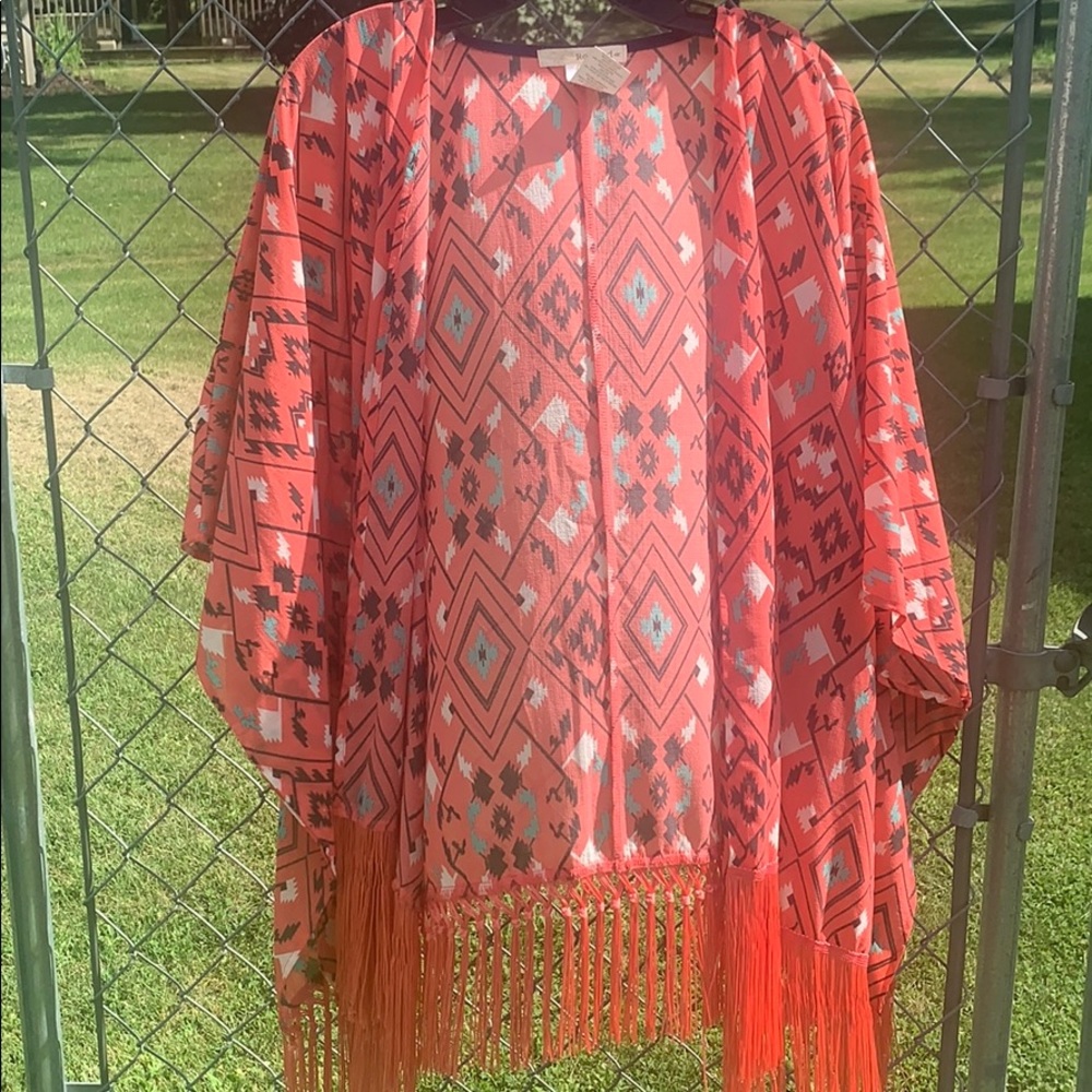 Tribal kimono cover
